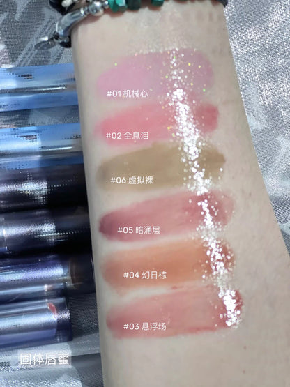Chéeryep Gift Box Glitter Eye Shadow Palette Makeup Lipstick Moisturize Lip Balm Mirror Set Makeup Kits For Women All in One
