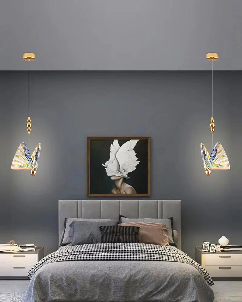 Minimalist LED Chandelier Lamps for Kitchen Dinning Room LED Pendant Lights Pendant Lamps for Foyer Corridor TV Background