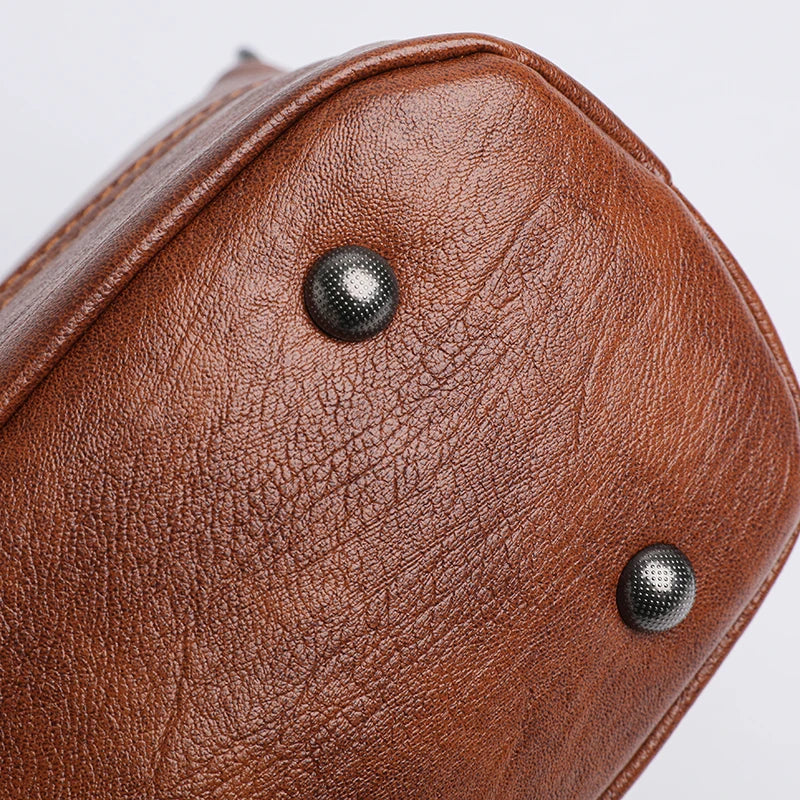 Solid Color Luxury Designer High Quality Leather Women's Handbag Purses Multifunctional Ladies Shoulder Messenger Bags Sac Femme