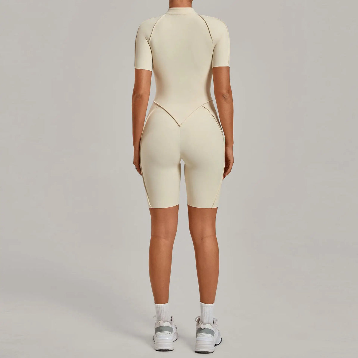 Women's Winter Yoga Jumpsuits Sports Fitness Hip-Lifting Slimming One-piece Zipper Long-Sleeved Outdoor Gym Workout Bodysuits