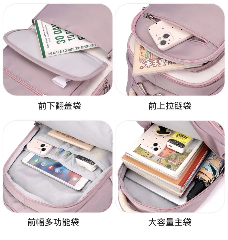 Waterproof light Weight Girls Backpacks School Bags for women Fashion travel bag printing child School Backpack mochila infantil
