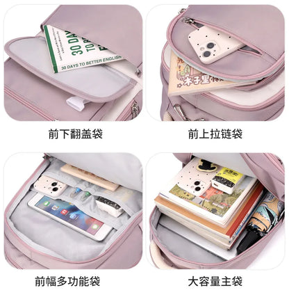 Waterproof light Weight Girls Backpacks School Bags for women Fashion travel bag printing child School Backpack mochila infantil