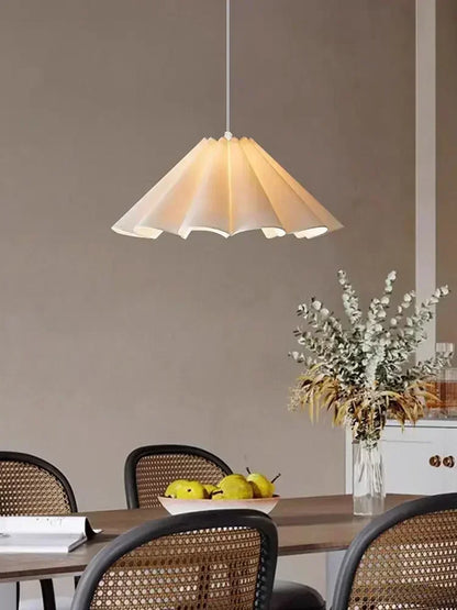 Lower Petals Cream Chandelier LED Indoor Pendant Lamp for Living Room Bedroom Dining Room Bar Simple Modern Lights