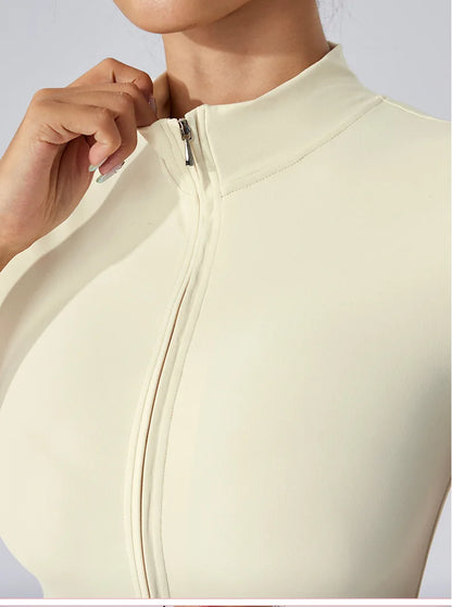 Zipper Dance Gym Jumpsuit Short Sleeve Playsuit Women Romper Sexy Yoga Fitness Overalls One Piece Sports Suit Workout Clothes