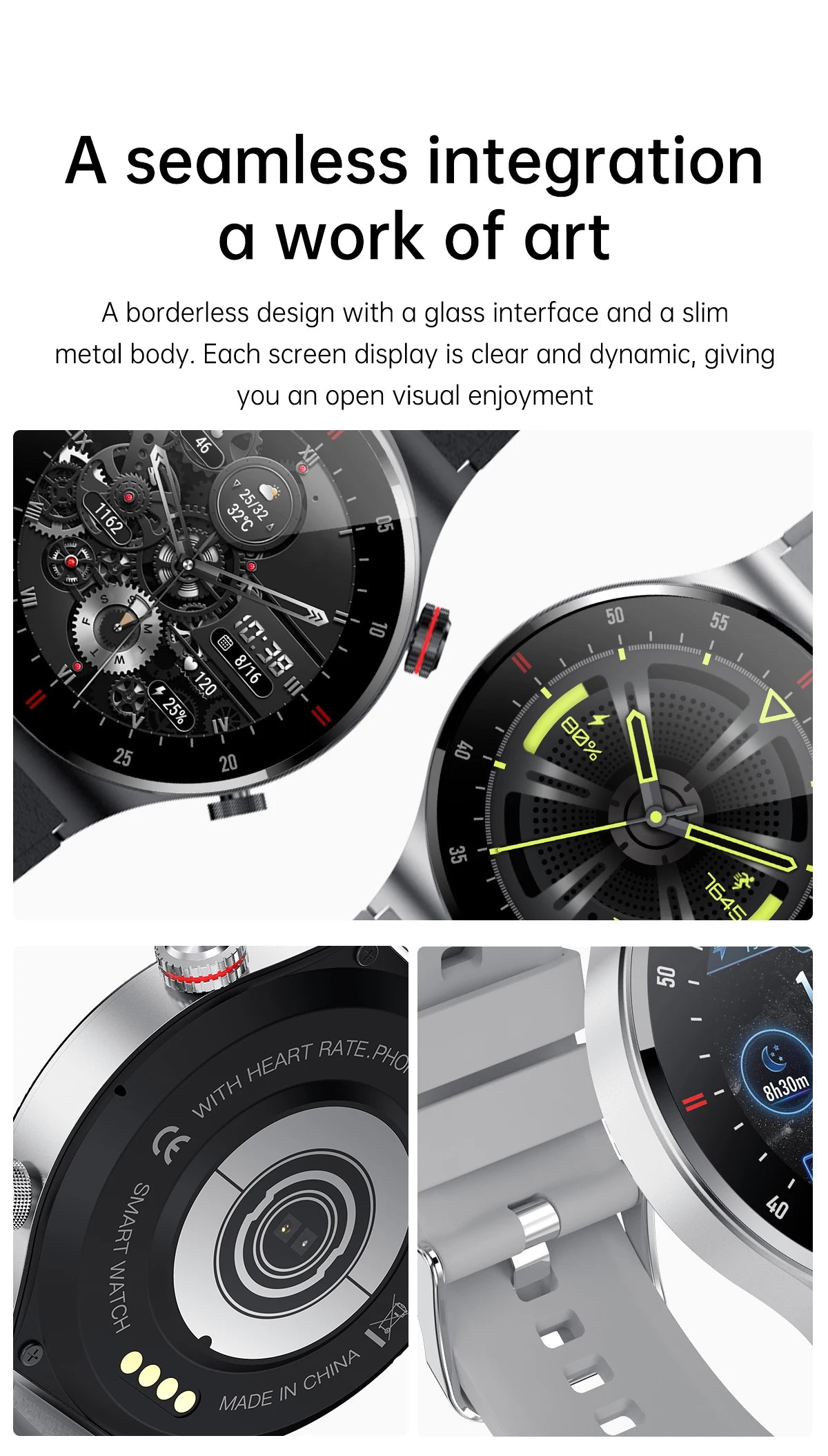 Originl Smart Watches Men NFC Bluetooth Call Fitness Clock Waterproof Sport Watch Wrist Smartwatch for Women Android Phones 2026