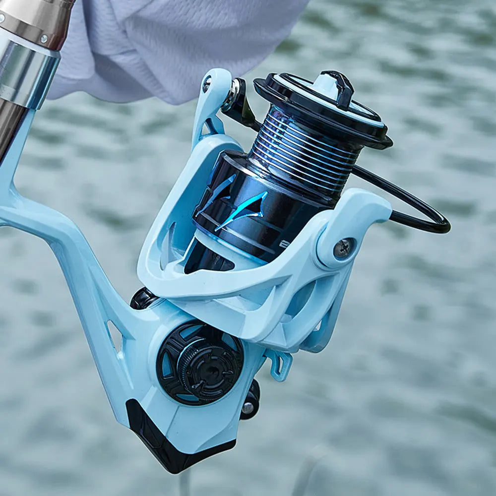 BILLINGS Spinning Reel 8KG Max Drag Professional Fishing Reels 5.2:1 Gear Ratio CNC Rocker Metal Spool 2000/3000/4000 Ideal for Freshwater Saltwater Bass Trout Fishing