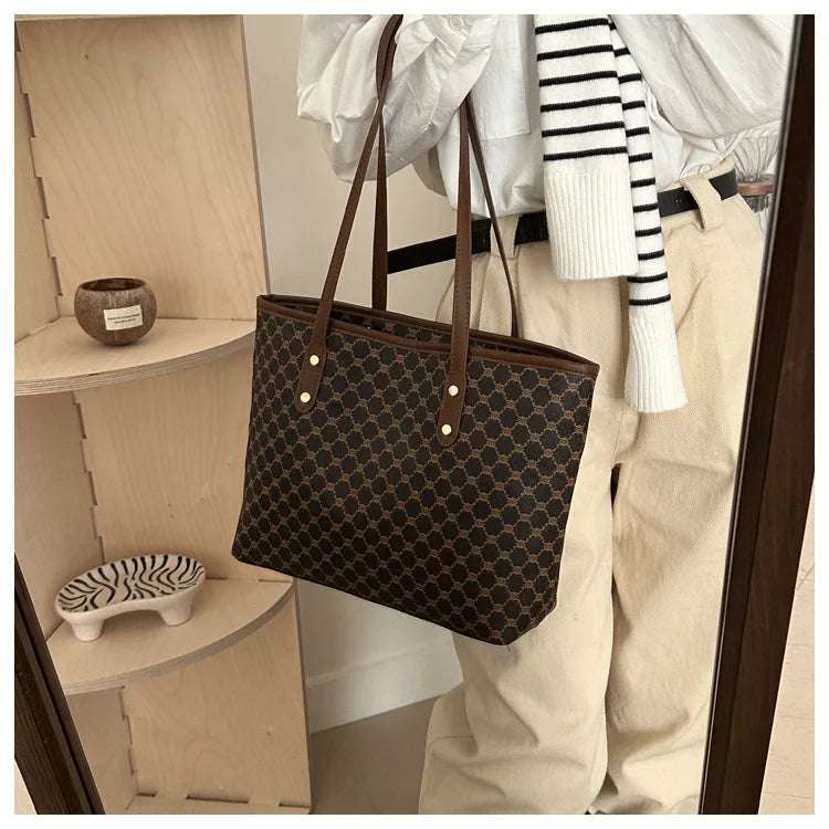 Fashionable Retro Versatile Tote Bag for Women Luxury Designer Bags Purse and Handbags Women Shoulder Bag Shopping Bags Сумка