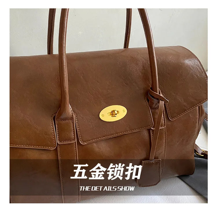 Fashion Women's High-quality Pu Leather Handbag 2026 New Business Large Capacity Commuter Shoulder Crossbody Bags for Women