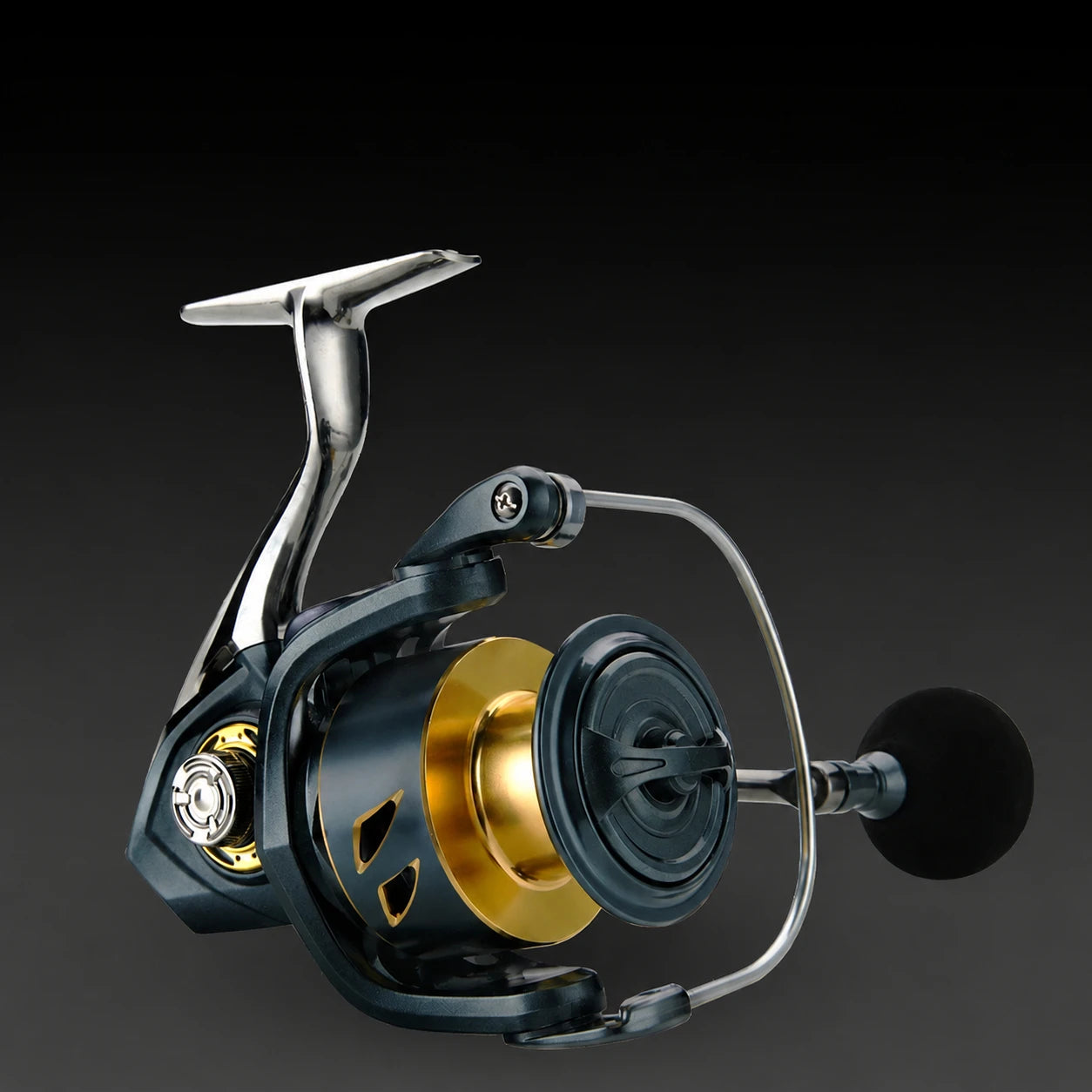 Spinning Fishing Reel 33LBs Max Drag 5.2:1 Gear Ratio Water Resistant Design for Bass Trout Salmon Freshwater Angling Pesca
