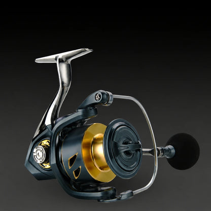 Spinning Fishing Reel 33LBs Max Drag 5.2:1 Gear Ratio Water Resistant Design for Bass Trout Salmon Freshwater Angling Pesca
