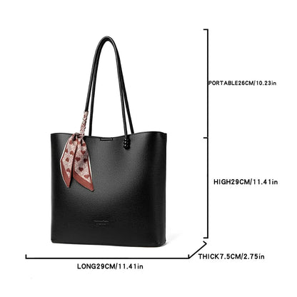 Genuine Brand Luxury Purses and Handbags Women Bags Designer Soft Leather Shoulder Top-handle Commute Bag Female Sac A Main Tote