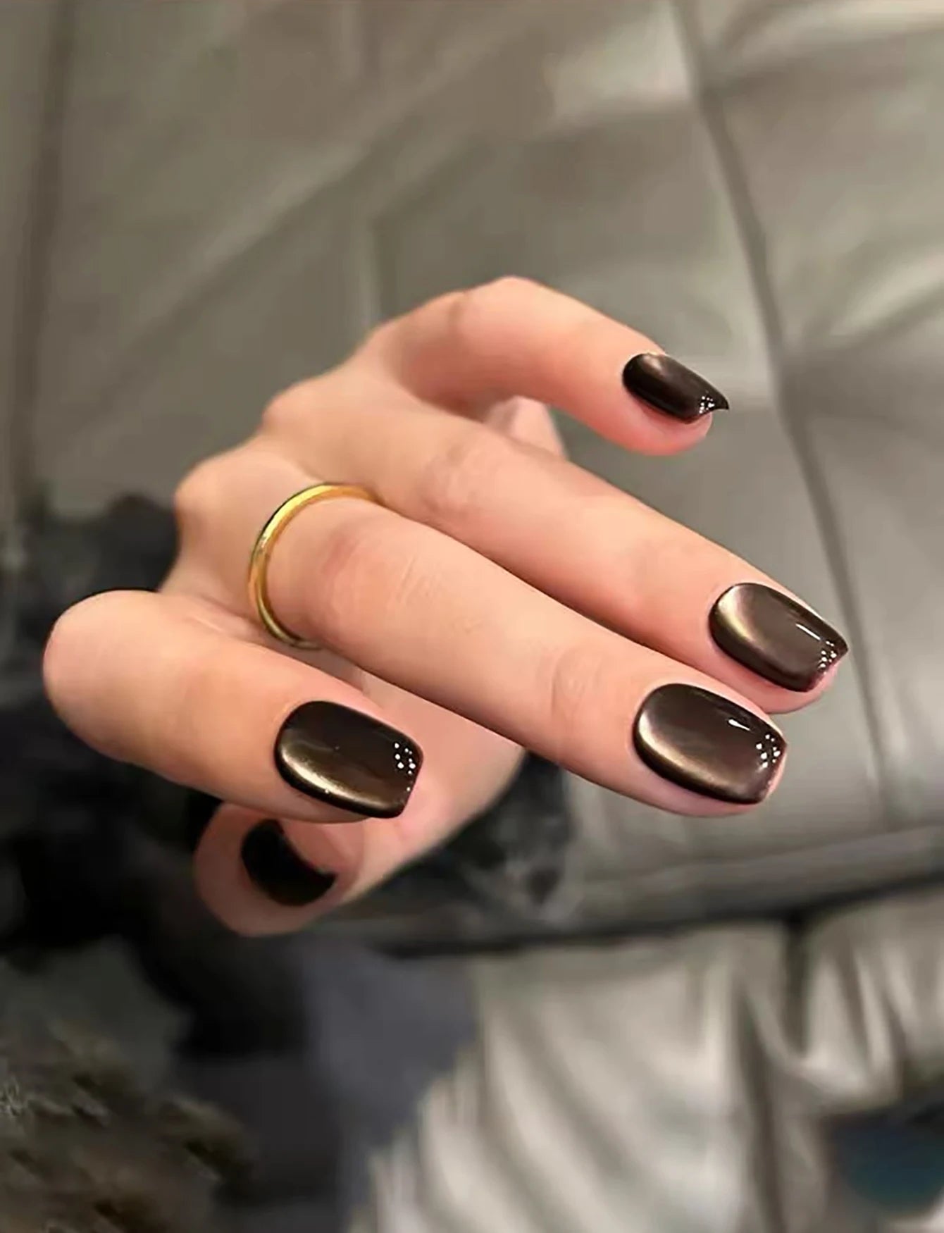 1-24pcs WS Romantic Purple Cat Eye Gel Nail Polish New Style Super Flash Versatile Whitening Purple Glass Bead Cat Nail Salon