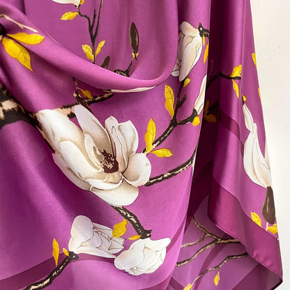 110*110CM Ladies Fashion Beach Summer Thin Printed Hijab Shawl Long Chiffon Scarf Women Muslim Paisley Shawl 2025