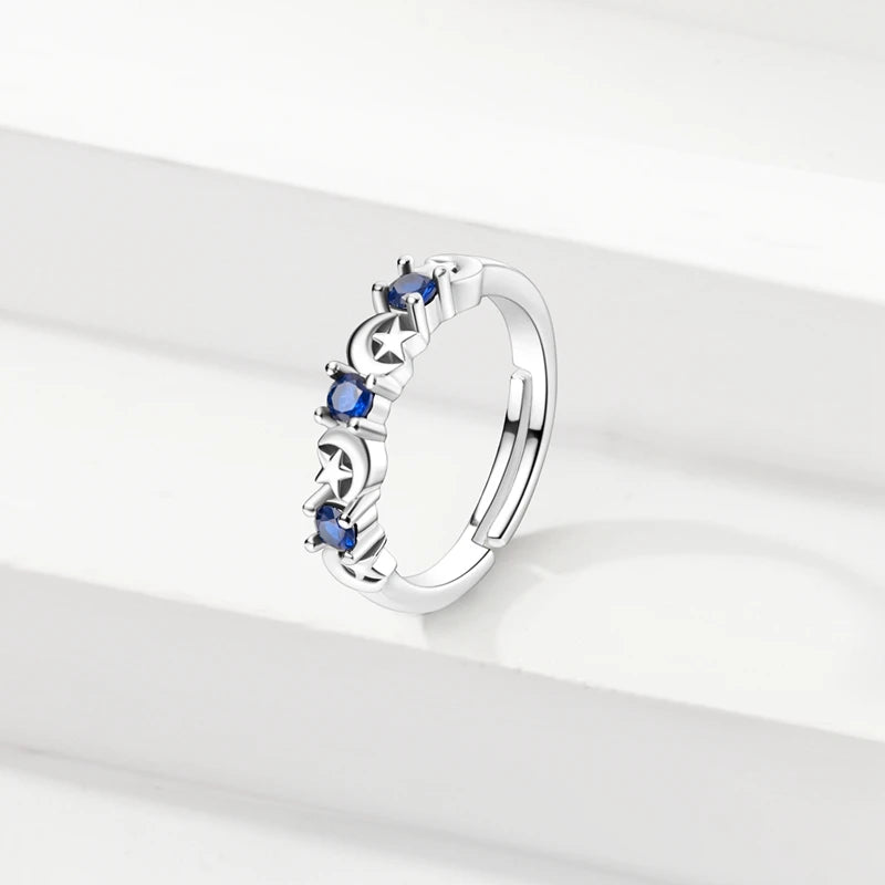 Original 925 Sterling Silver Ring Colorful Diamonds Cubic Zircon Finger Ring For Women Jewelry Wedding Engagement Birthday Gift