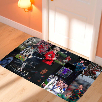 C-CristianoS R-Ronaldo CR7 Doormat Kitchen Rugs for Bedroom Front Door Mat Non-slip Pad Room Decoration Motorcycle Carpet Home