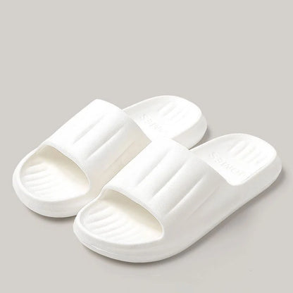 Men Summer Concise EVA Slippers women Soft Home Slides Couples Bathroom Non-slip Sandals Couple Comfortable Outdoor Beach Shoes