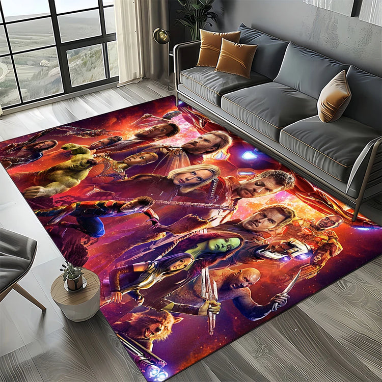 3D Marvel 27 Style Venom Captain SuperHero Carpet Rug for Bedroom Living Room Home Sofa Decoration,kids Large Decor Floor Mat HD