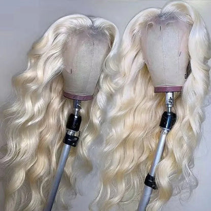 WIF Teal Green Wave Synthetic Lace Front Wig Dark Green Body Wavy Heat Fiber Lace Wigs for Women Pink Makeup Cosplay Blonde Hair
