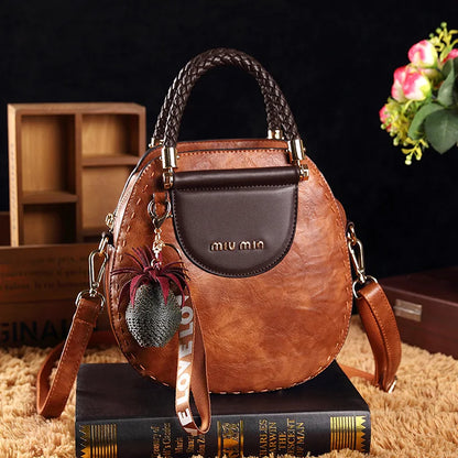 Vintage Women's Bag Luxury Designer Boston Style Women Shoulder Bag High Quality Fashion Crossbody Bags Female Handbags