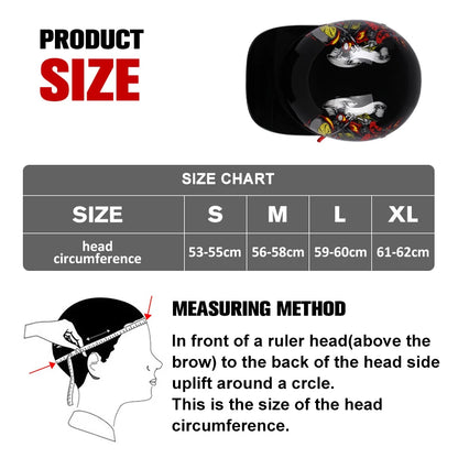 Vintage personalized men's and women's baseball caps motorcycle helmets ladybug helmets electric car baseball caps, half helmets