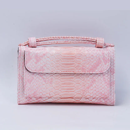 Luxury Snake Pattern Chain Flap Handbags Evening Clutches Crossbody Messenger Shoulder Bags Women Female Ladies Luxurious Purses