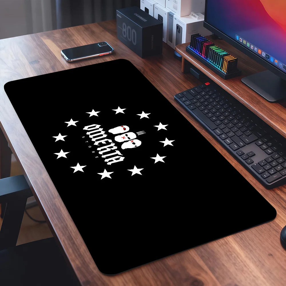 Singer O-OmertaS 47 Mouse Pad Square Office Gaming Desk Mat Waterproof Non-Slip Rubber Decorative