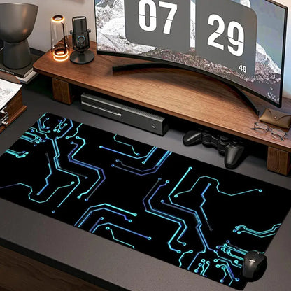electronic panel Mouse Pad New Computer Home Mousepad XXL Desk Mats Natural Rubber Office Anti Slip Gaming Accessories pad