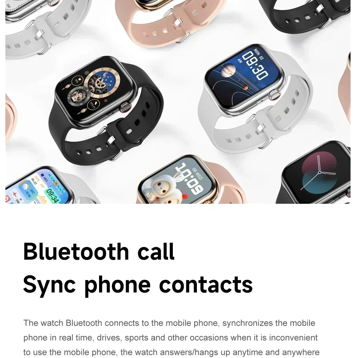 2026 Series 10 Watch 10 GPS Smart Watch Memory Music Video Bluetooth Call Heart Rate Waterproof NFC Smartwatch For Apple Android