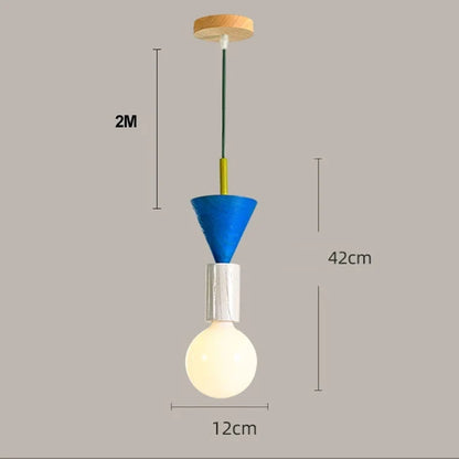 Fast Shipping Nordic Wood LED Pendant Lights Kitchen Home Decor Hanging Lamp Restaurant Ceiling Chandelier Lustre Light Fixture