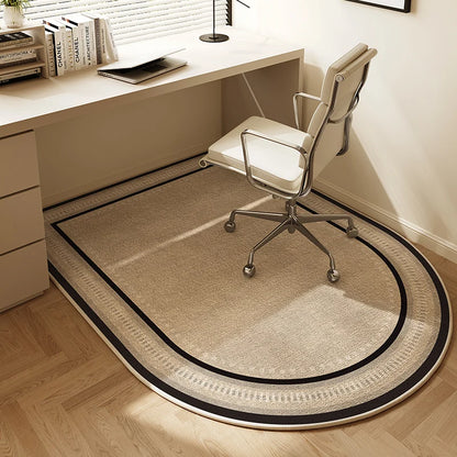 VIKAMA Computer Chair Non-Slip Mat Bedroom Dresser Chair Foot Mat Study Swivel Chair Floor Protection Mat Under Desk Carpet