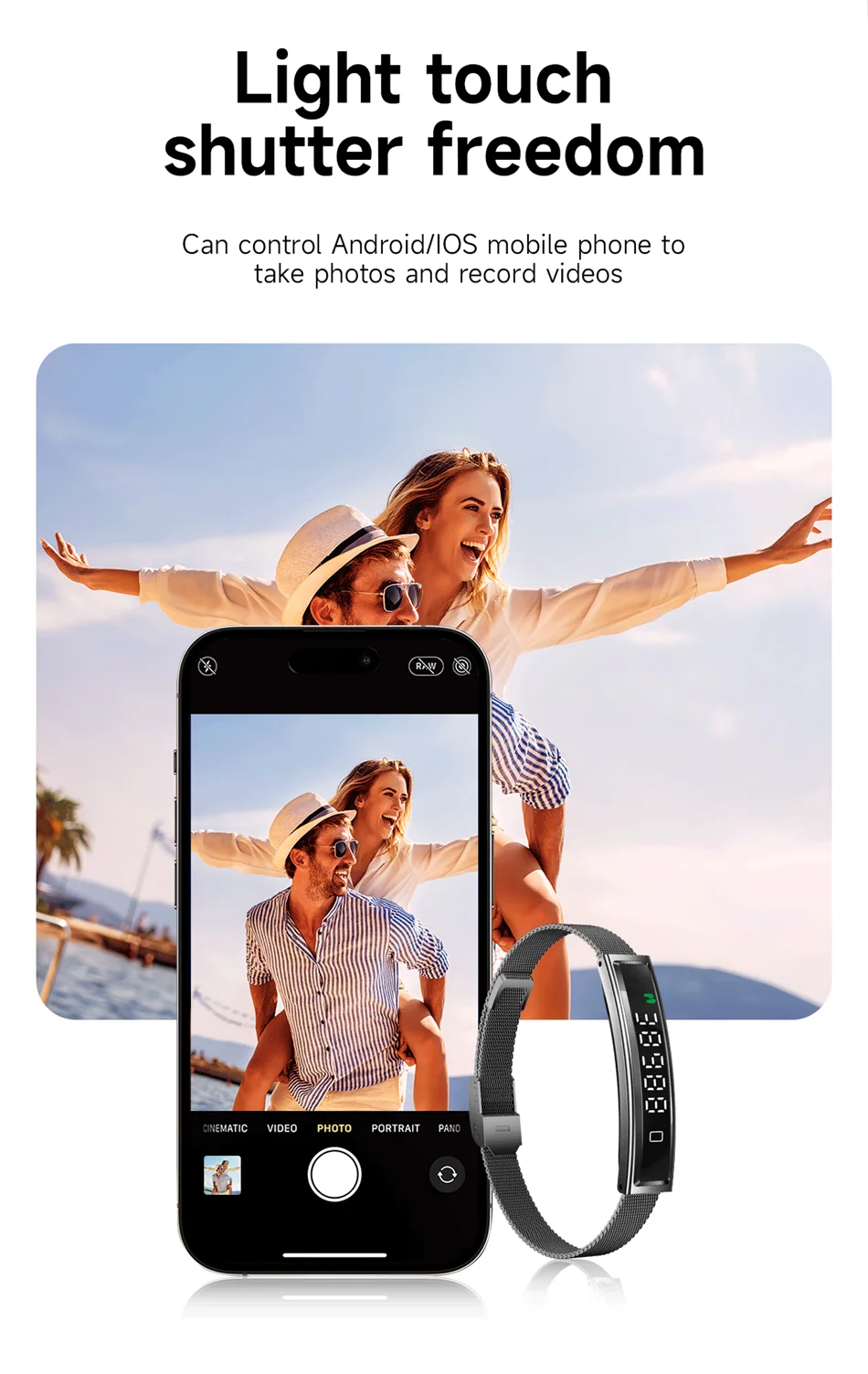 New Sports Waterproof Smart Band Bracelet Gesture Control Heart Rate Blood Oxygen Sleep Monitor Pedometer Screen Smartwatch 2026