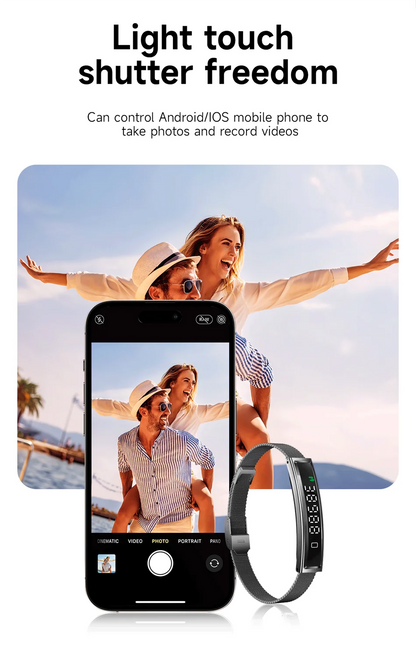 New Sports Waterproof Smart Band Bracelet Gesture Control Heart Rate Blood Oxygen Sleep Monitor Pedometer Screen Smartwatch 2026