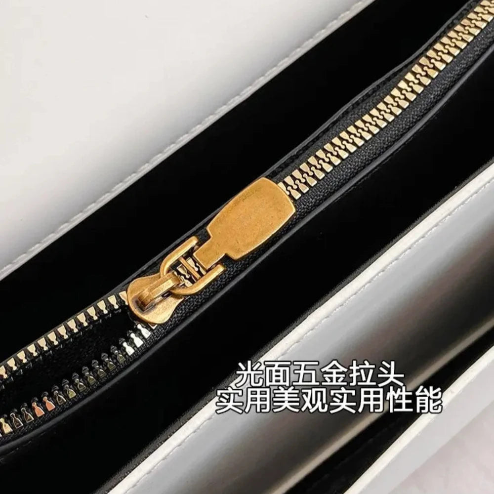European high-end elegant leather women's handbag crossbody bag crossbody bag luxury designer classic popular multifunctional