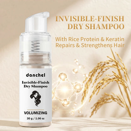 Dry Shampoo Powder Instant Oil Absorbing Refreshing Air-Feeling Grease Hair Styling Powder Travel Portable for Women Men