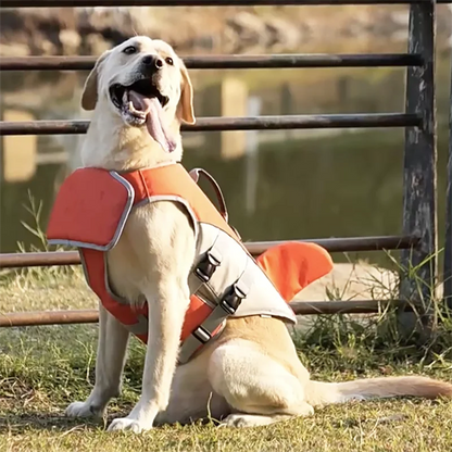 New Pet Swimming Life Jacket Shark Fin Shape Safety Vest for Dog in Summer Adjustable in Pool or Surfing Drifting Dog Life Vest