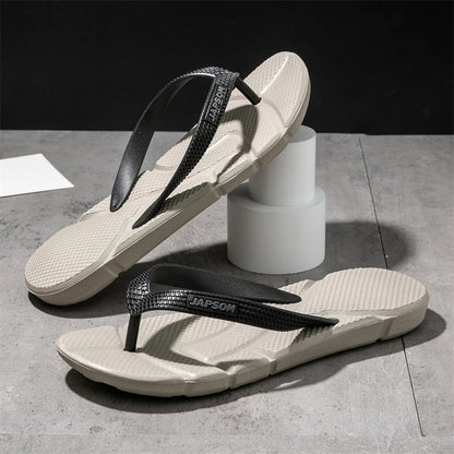Summer Men's Flip Flops Plus Size 49 50 Soft Comfort Breathable Slippers Non-Slip House Outdoor Beach Slides Massage Flip Flops