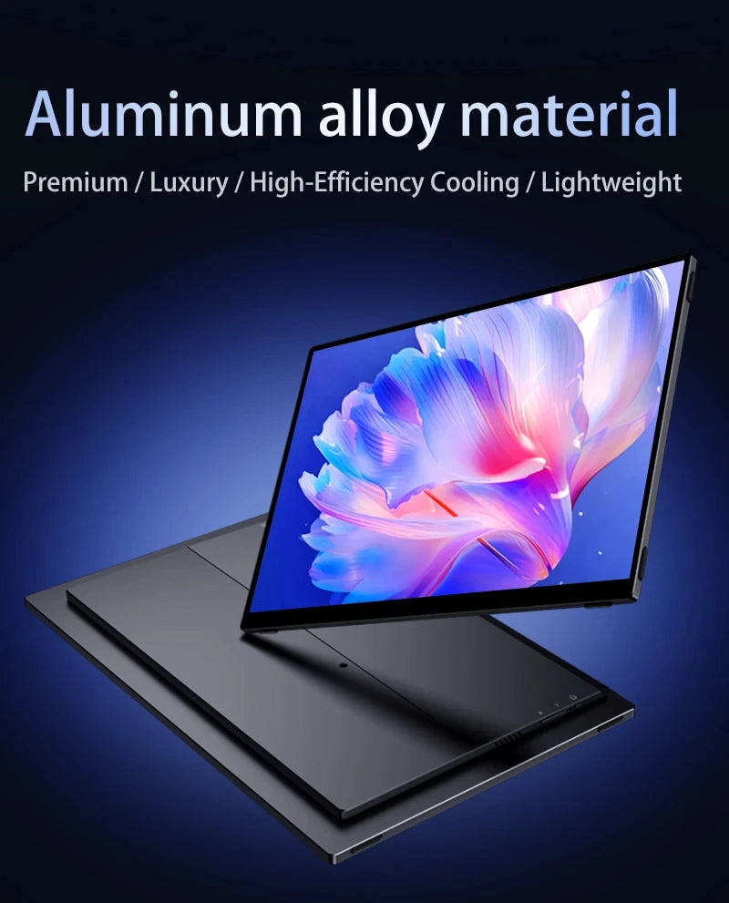 15.6" FHD Touchscreen Portable Monitor 13500mAh Battery 1920*1080P IPS 100%DCI-P3 Display For PC Laptop Macbook Phone PS4/5 Xbox