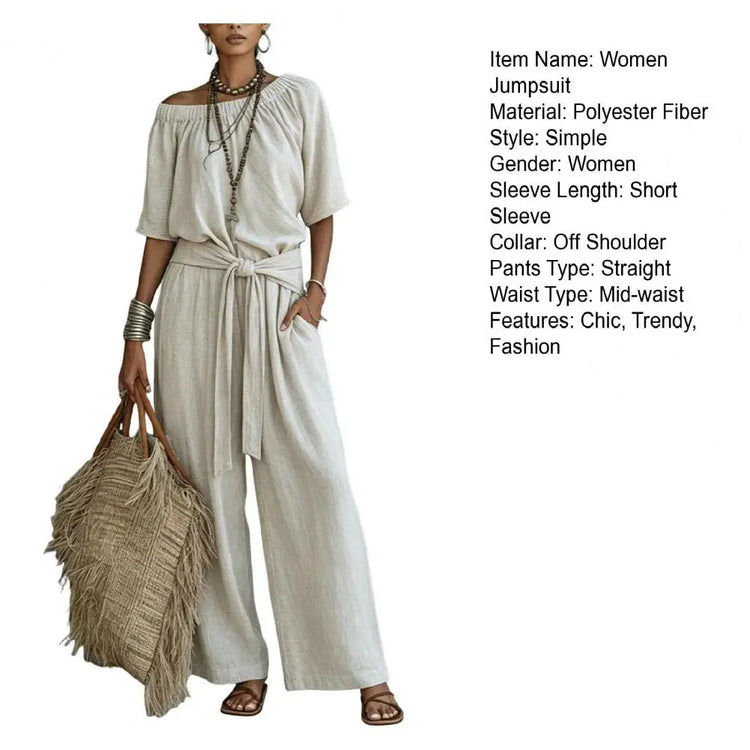 Jumpsuits Women V Neck Full Sleeve Rompers Lace Up Work Splice Long Pants One Piece Elegant Office Lady Streetwear Summer