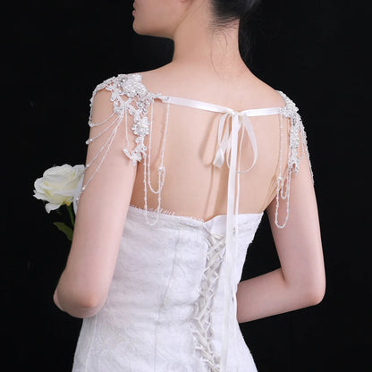 Bridal Jewelry Diamond Shoulder Chain Crystal Necklace Bolero Bridal Covered Body Chain Wedding Accessories Women Shrugs SG10