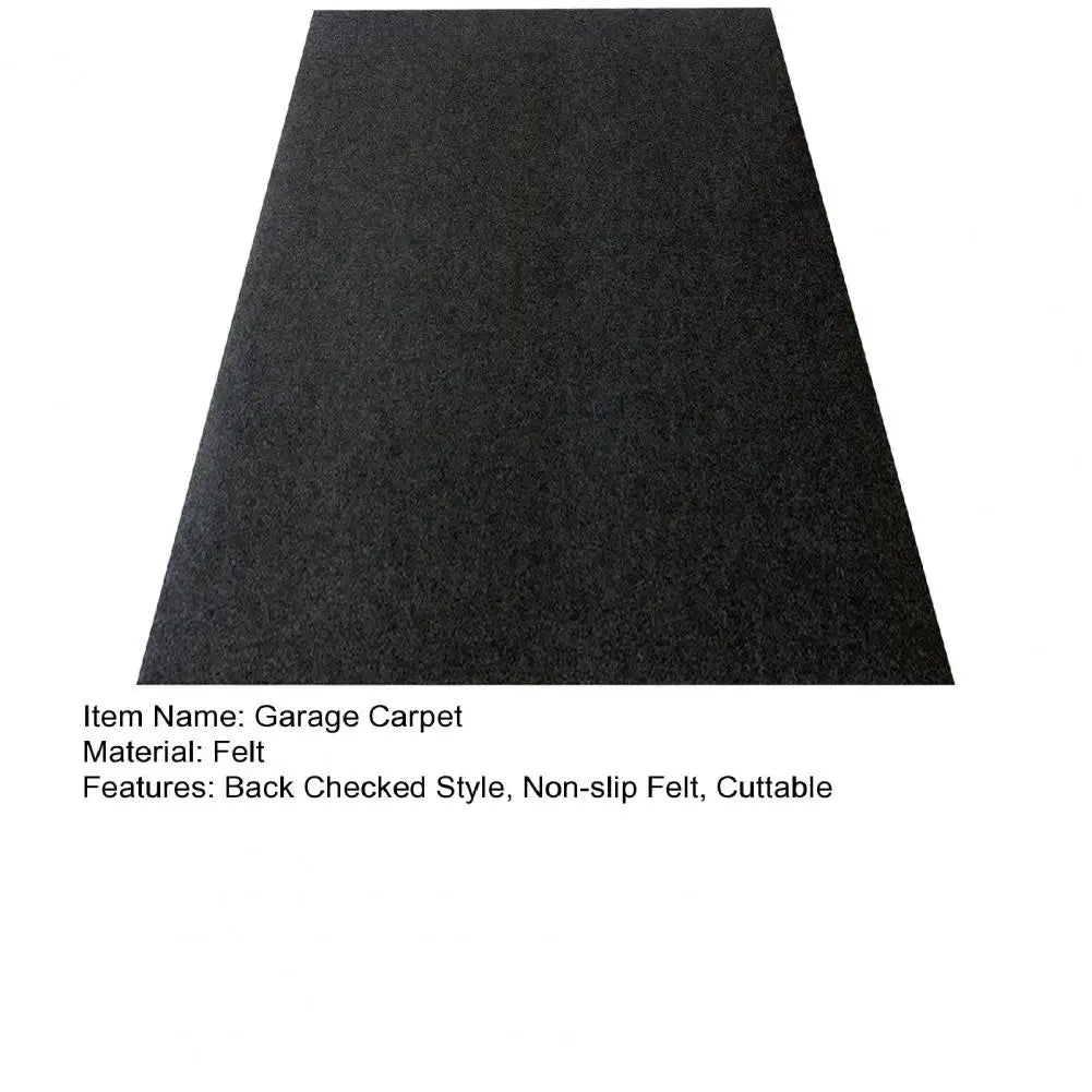 Rectangle Garage Floor Mat for Under Car Dark Grey Garage Flooring Rug Motorcycle Oil Spill Mat Absorbent Oil Garage Parking Mat
