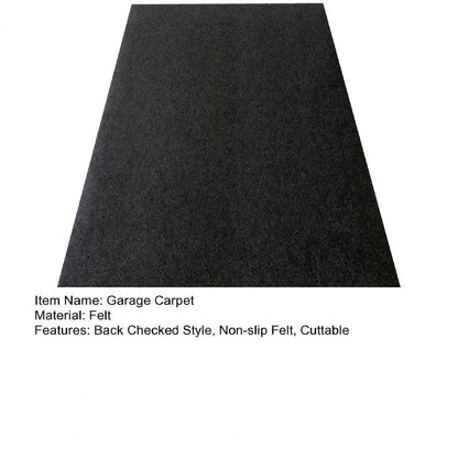 Rectangle Garage Floor Mat for Under Car Dark Grey Garage Flooring Rug Motorcycle Oil Spill Mat Absorbent Oil Garage Parking Mat