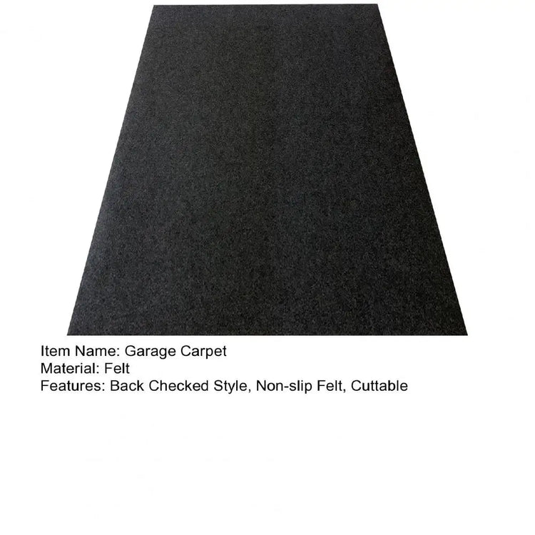 Rectangle Garage Floor Mat for Under Car Dark Grey Garage Flooring Rug Motorcycle Oil Spill Mat Absorbent Oil Garage Parking Mat