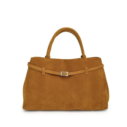 NEW Luxury Brand Rodeo Woman Bags Faux Suede Brown Totes Gold Buckle Shoulder Bags Fashion Women Handbags