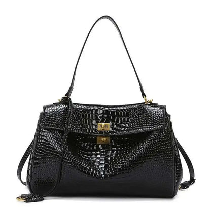 Luxury Fashion Leather Women's Tote Bag Lazy Bag Rodeo Briefcase Handbag Underarm Bags Large Capacity Crossbody Shoulder Bag
