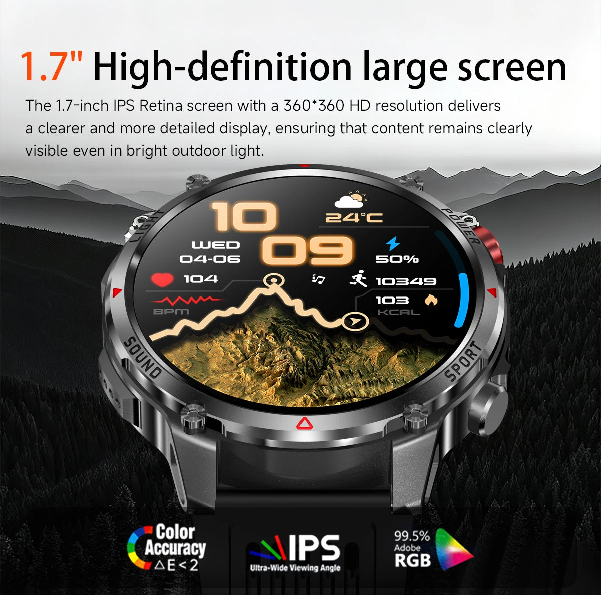 2026 T-Rex3 Ultra 1100mAh Battery Smart Watch GPS Track Compass IP69K Waterproof Sports tracker Outdoors Military Smartwatches