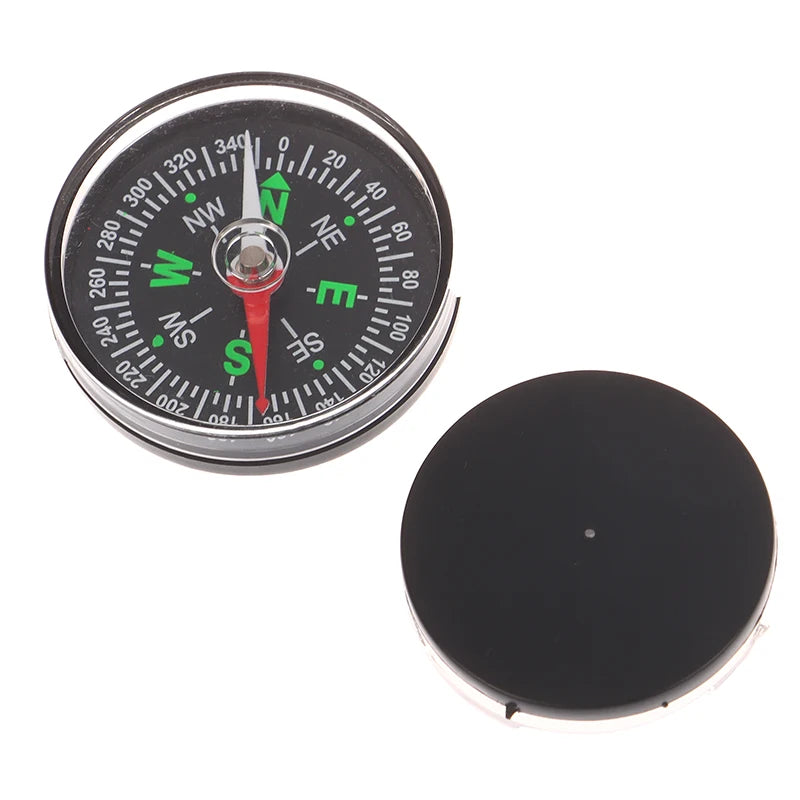 35/40MM Handheld Compass ABS Camping Pocket Compass Portable Navigation Climbing Riding Children Gift Outdoor Survival Gear