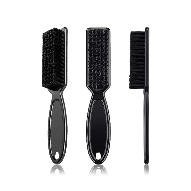 Beard Styling Brush Professional Shaving Beard Brush Hair Oil Head Styling Carving Cleaning Brush, Special for Real Hair Wigs