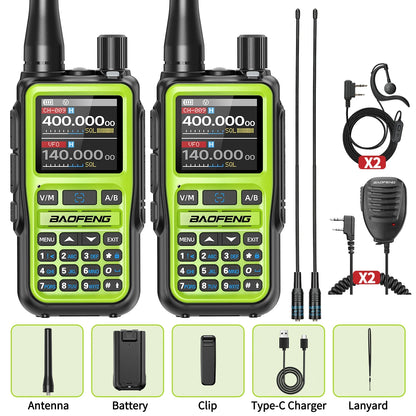 BAOFENG UV-5R Mini Walkie Talkie Multi Band｜Bluetooth Programming Wireless Copy Frequency｜999CH Portable Long Range Ham Radio