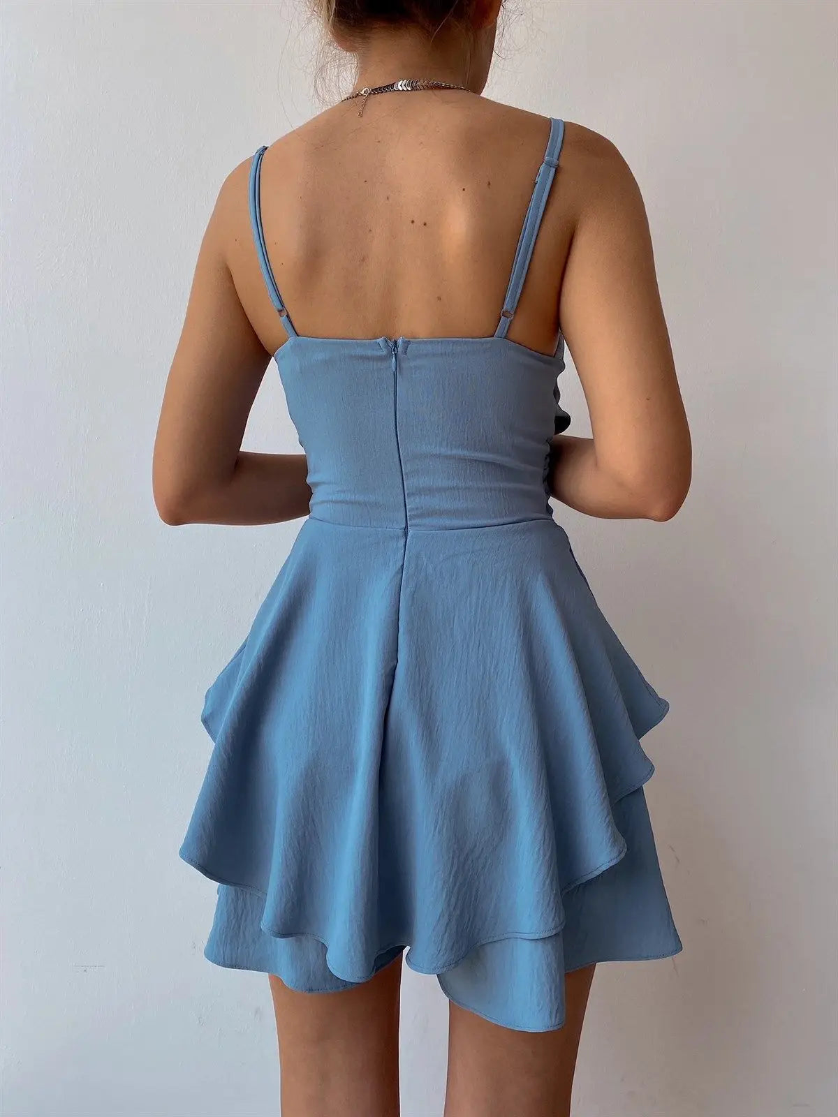 2025 Slim Suspender Strap Sexy Jumpsuits Y2k Ruffles Rompers Summer Casual Threaded Slip Playsuits Female Elegant Skirt Pants