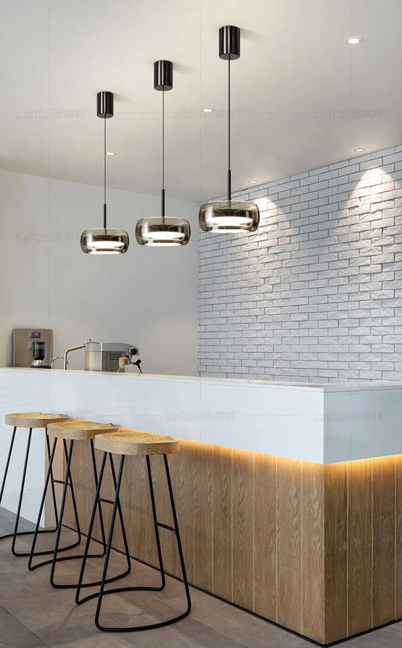 Modern home decor ring led lights pendant light lamps for living room Chandeliers for dining room hanging light indoor lighting